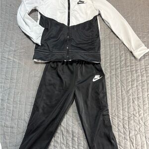 Nike Kids Black and White Joggers